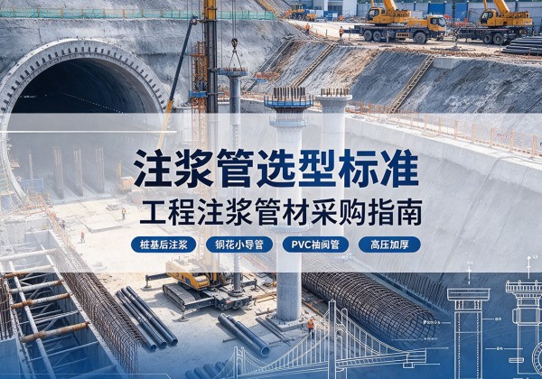 源汇注浆管选型标准